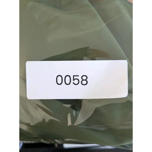 J.Crew Ruched Classic Sweetheart Neckline Olive Green Resort One Piece SZ 22 - Picture 9 of 9